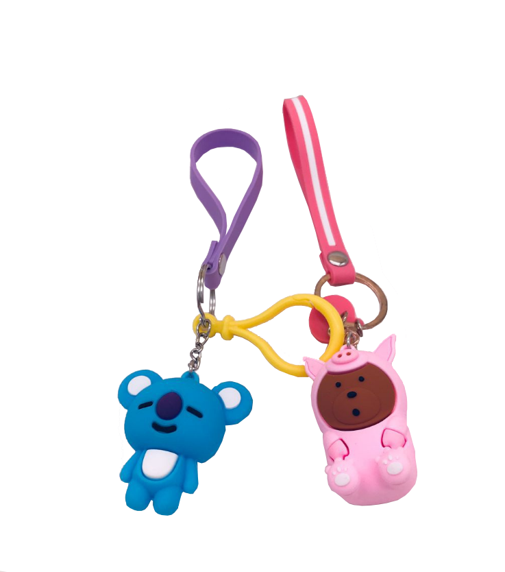 Silicone keychain series