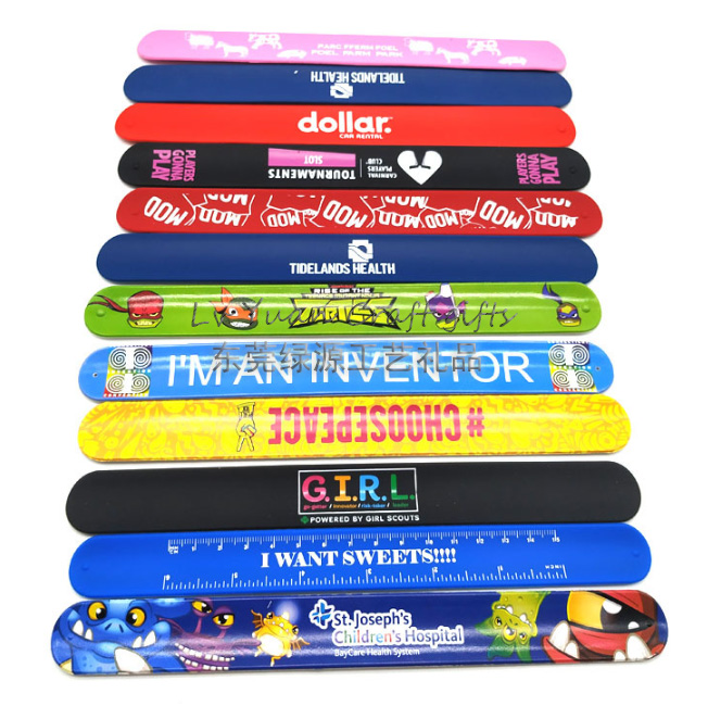 Silicone snap bracelet