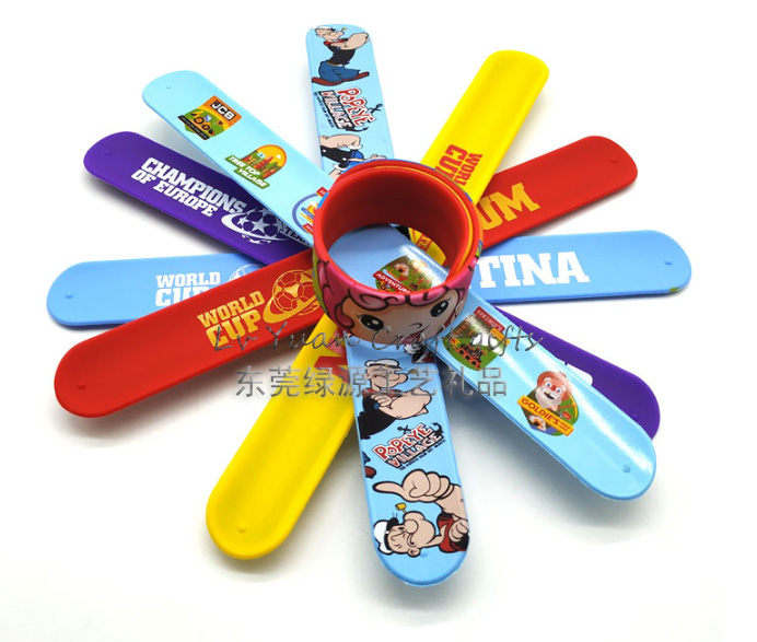 Silicone snap bracelet