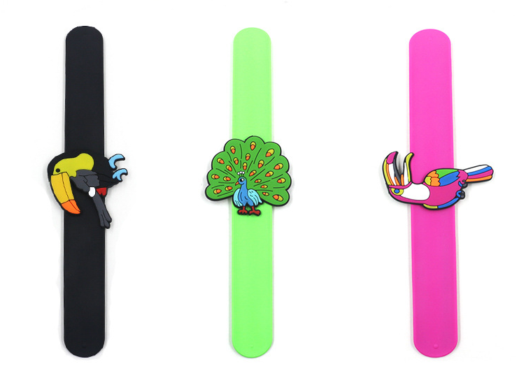 Silicone snap bracelet